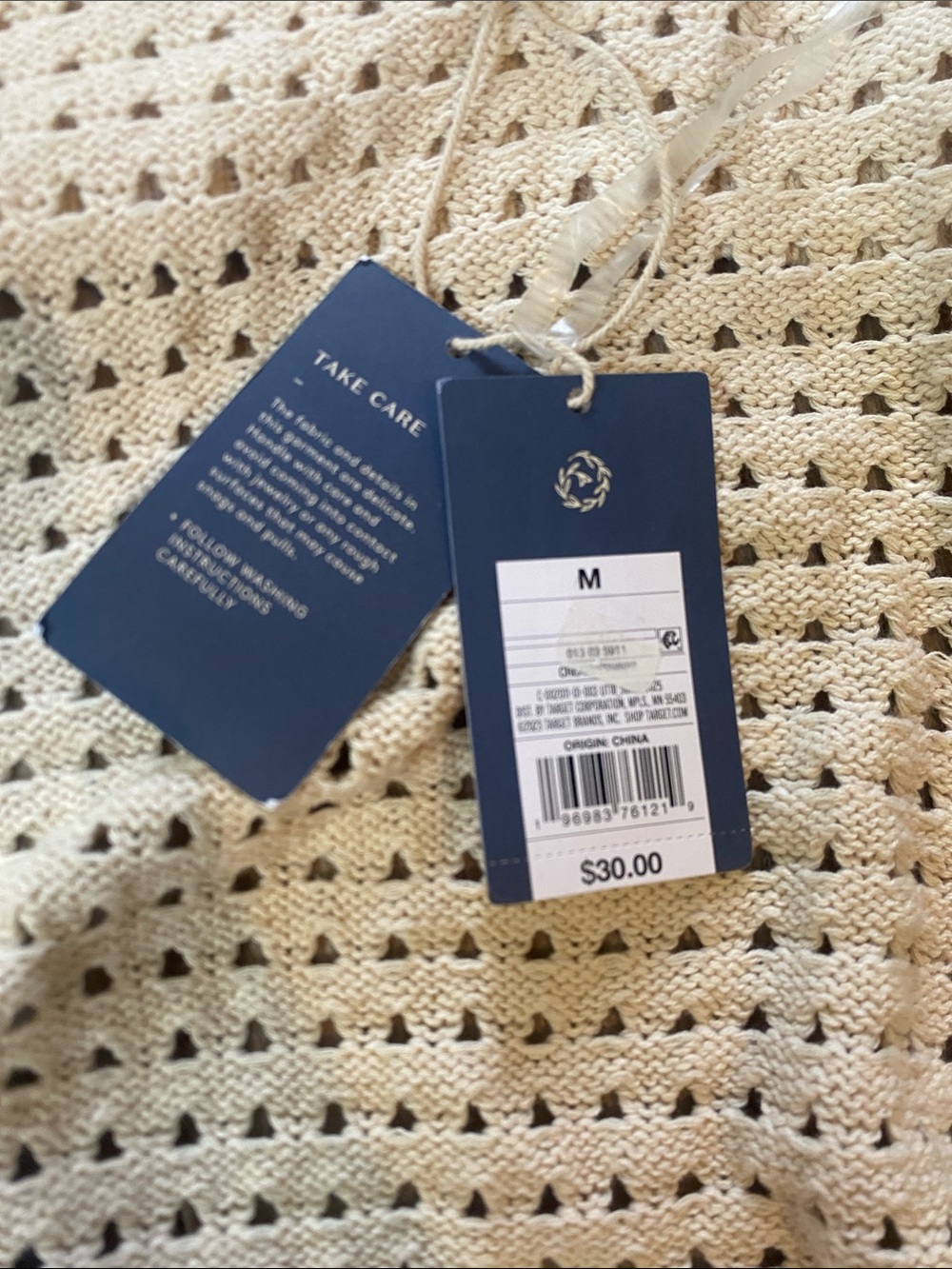 Universal Thread Cream Open-Knit Off-Shoulder Sweater Set - Picture 8 of 8